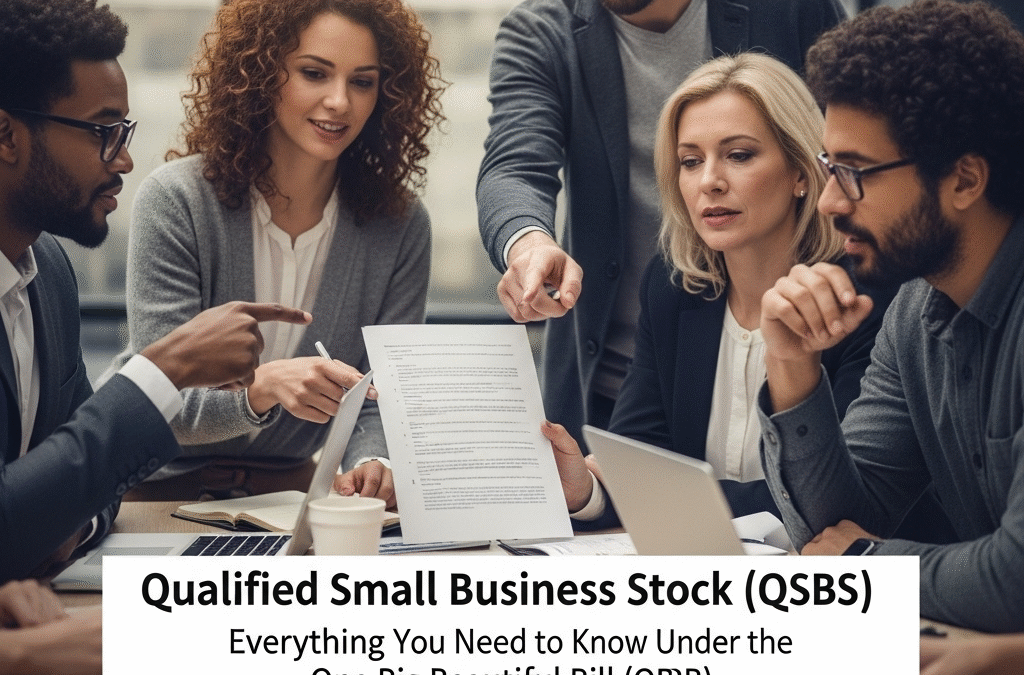 Qualified Small Business Stock (QSBS) – Everything You Need to Know Under the One Big Beautiful Bill (OBBB)