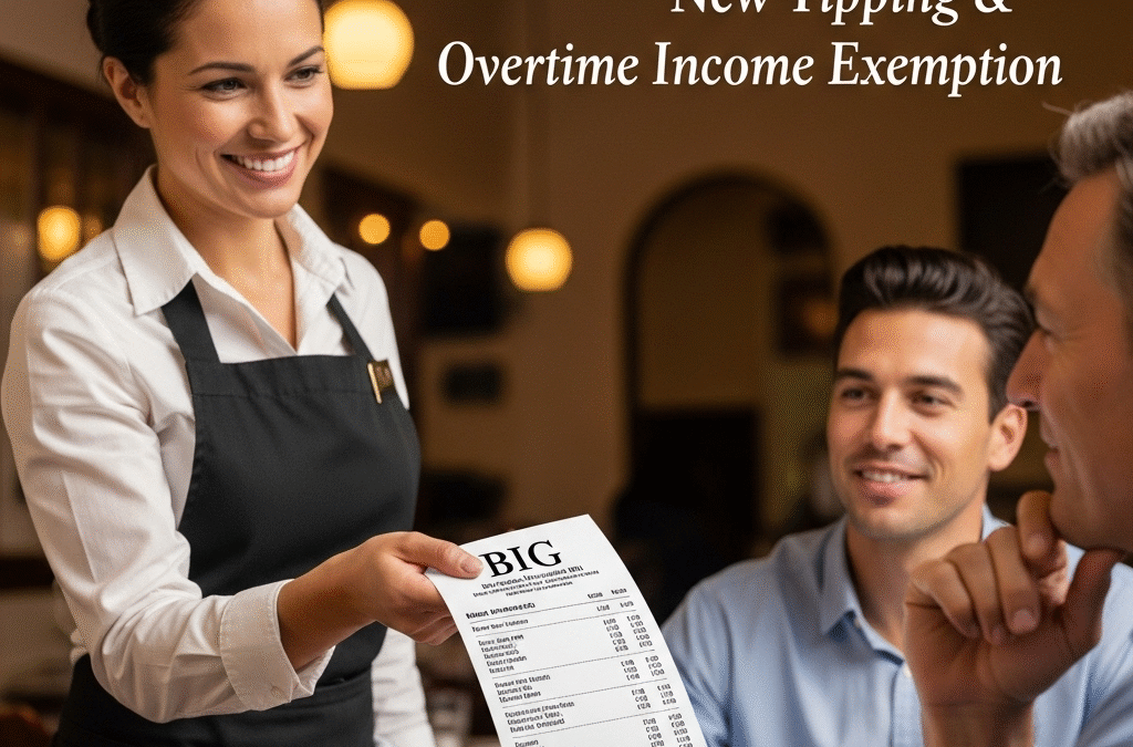 One Big Beautiful Bill: New Tipping & Overtime Income Exemption